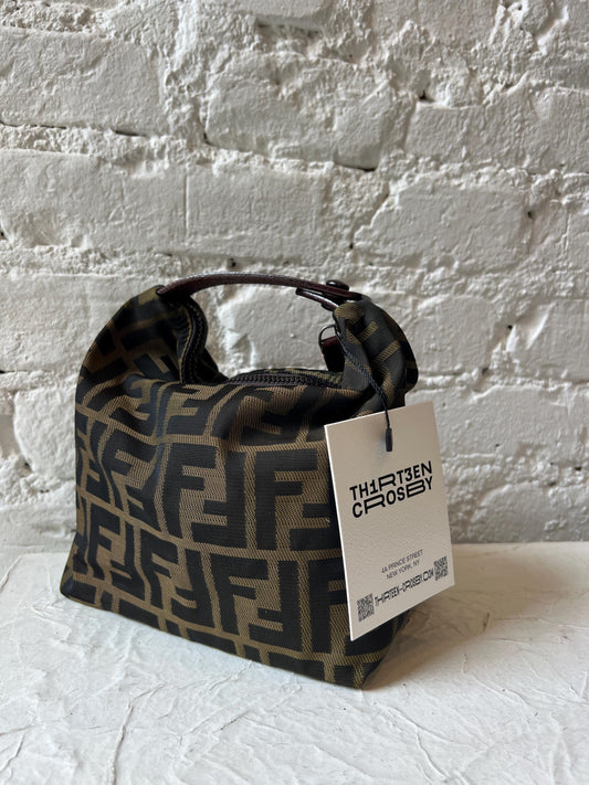 Vintage Mini Fendi Zucca Pouch